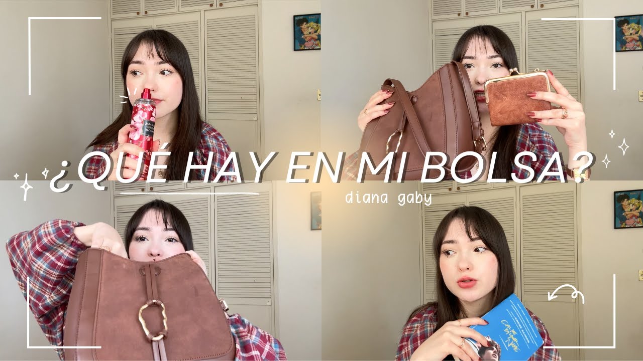 ⋆𐙚₊˚⊹ ¿QUÉ LLEVO EN MI BOLSA? ₊˚⊹♡ - diana gaby