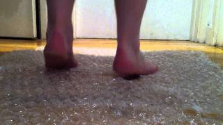 Barefoot Bubble Wrap Stomp
