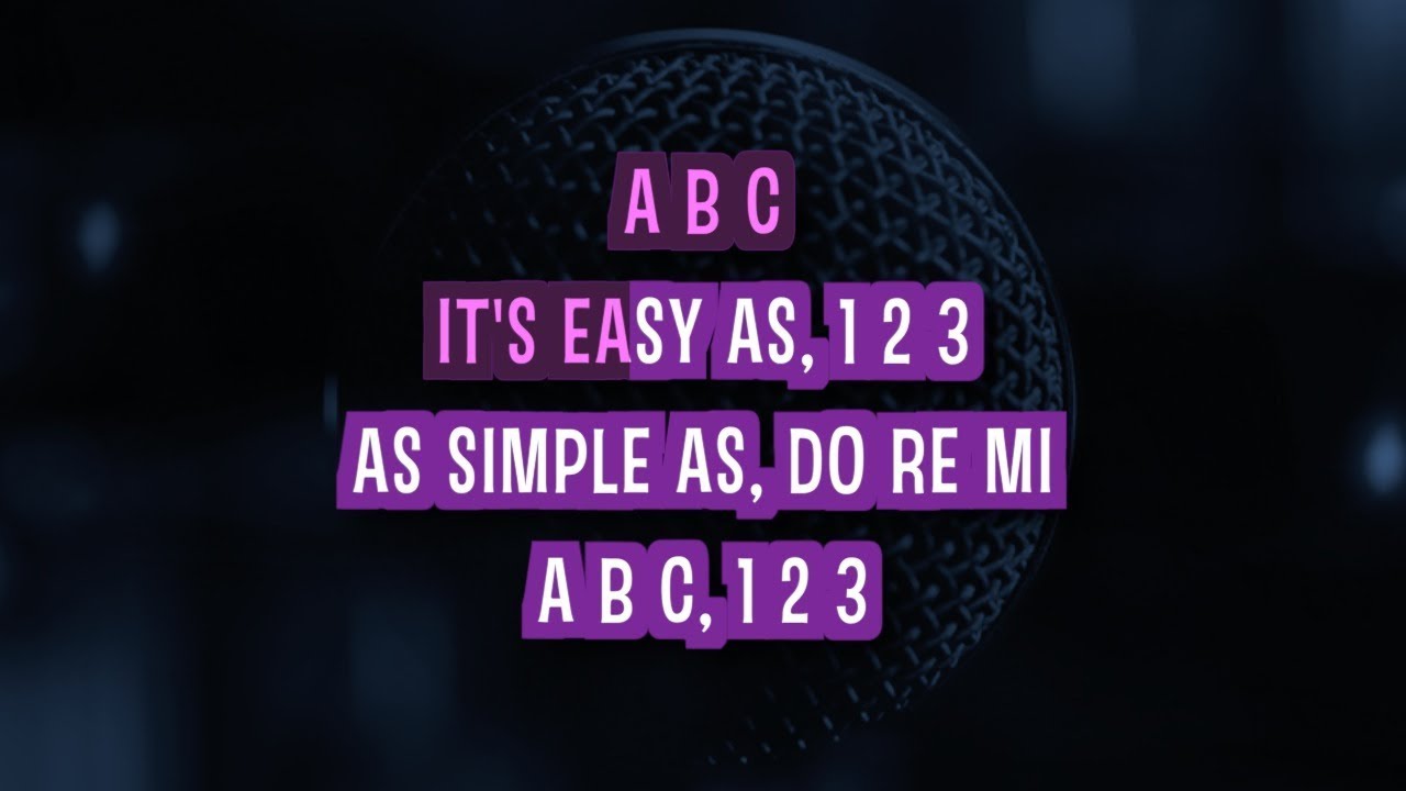 ABC (Karaoke) The Jackson 5 YouTube