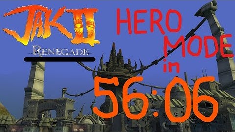 Jak II Any% Hero Mode Speedrun in 56:06 WR