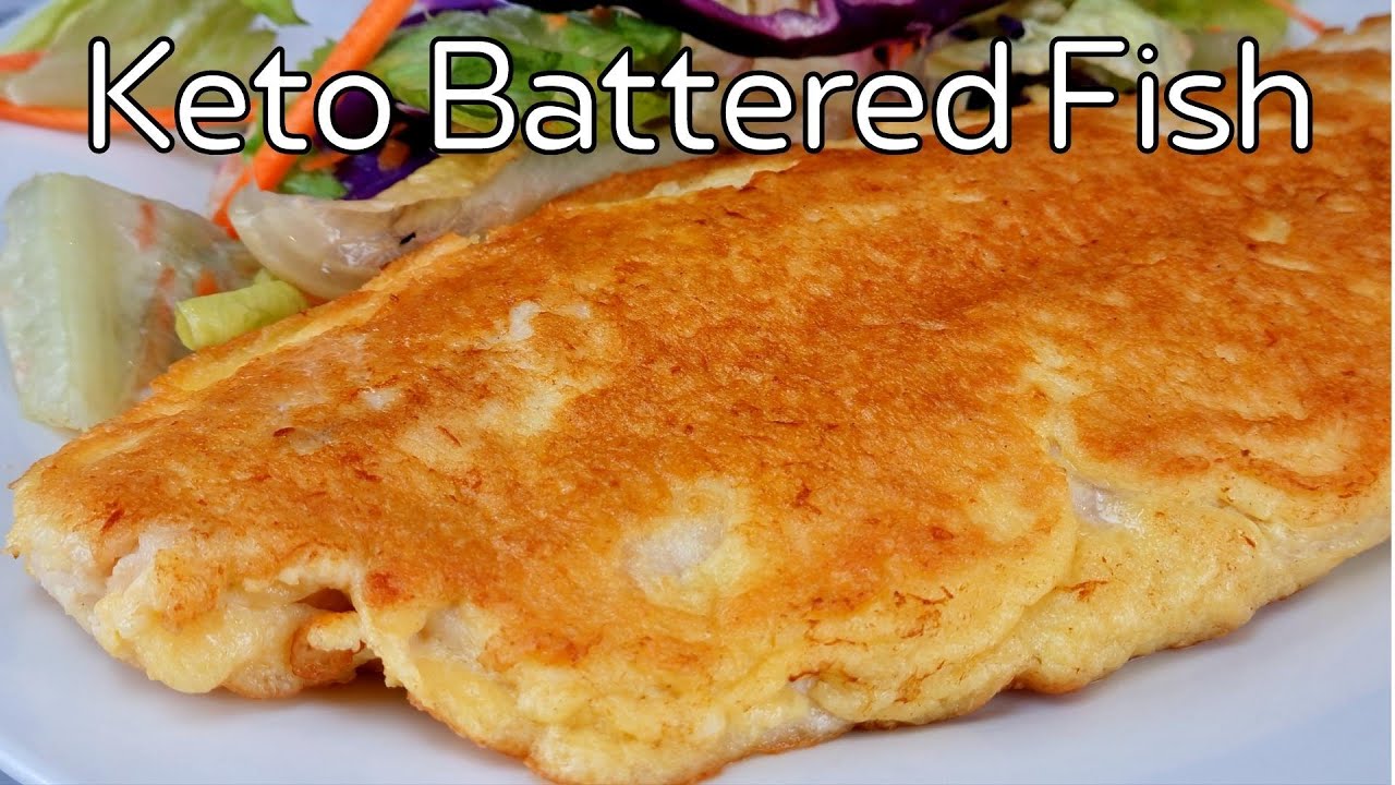 Flourless Keto Battered Fish DairyFree Option Zero Carb YouTube