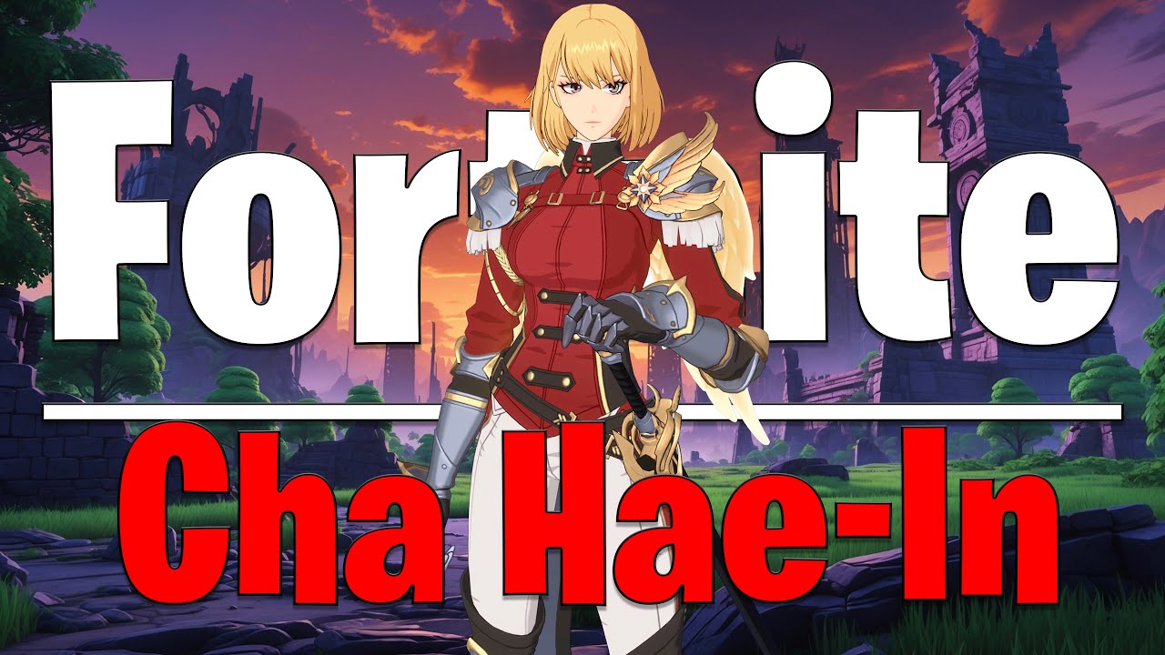 “Cha Hae-In” from Solo Leveling Fortnite gameplay (👍 & Subscribe)
