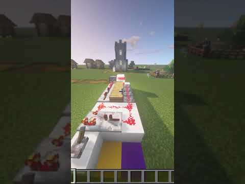 Minecraft:: Автоматическая пушка.