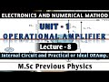 Operational Amplifier and its Parameter | Operational Amplifier | Unit-1 (lect-8)| M.Sc Pre Physics