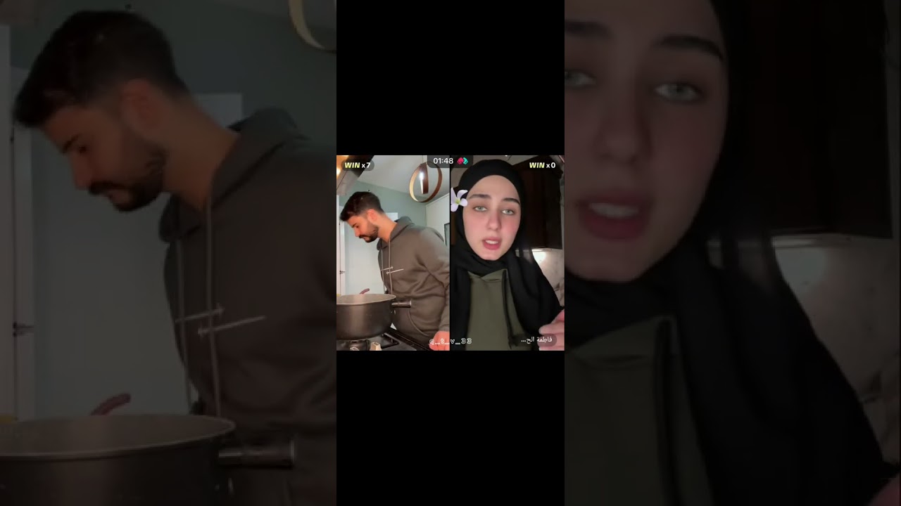 فقره طبخ المجدره مع احمد فاطمه واسامه 🤣😂 #احبد