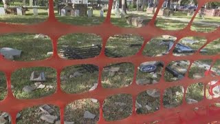 Man hits two pedestrians, then crashes into cemetery in St Augustine