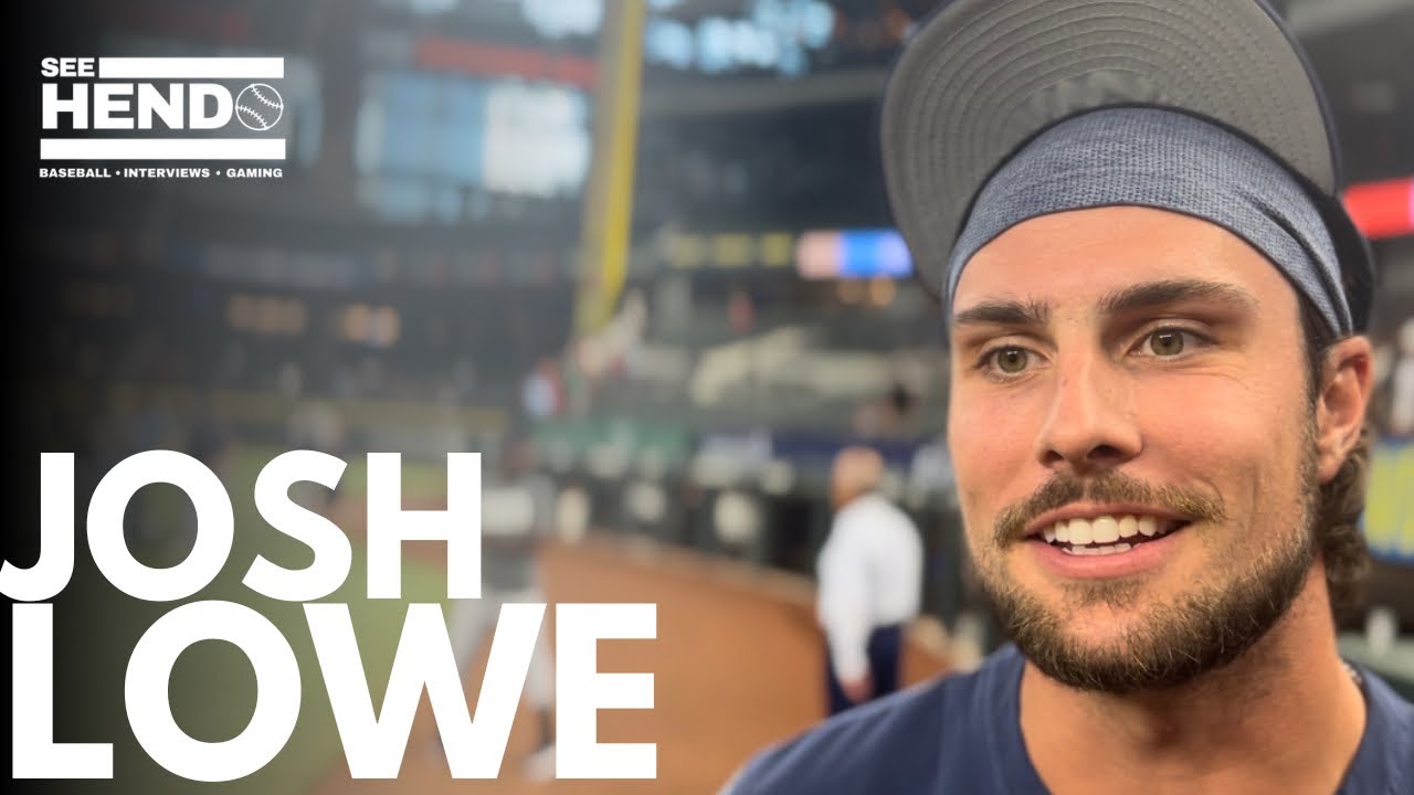 Josh Lowe Talks MLB The show, growing baseball family with brother Nate Lowe,  Tampa rays & music 