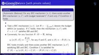 Claude d'Aspremont, "Some Remarks on Bayesian Incentive Compatibility