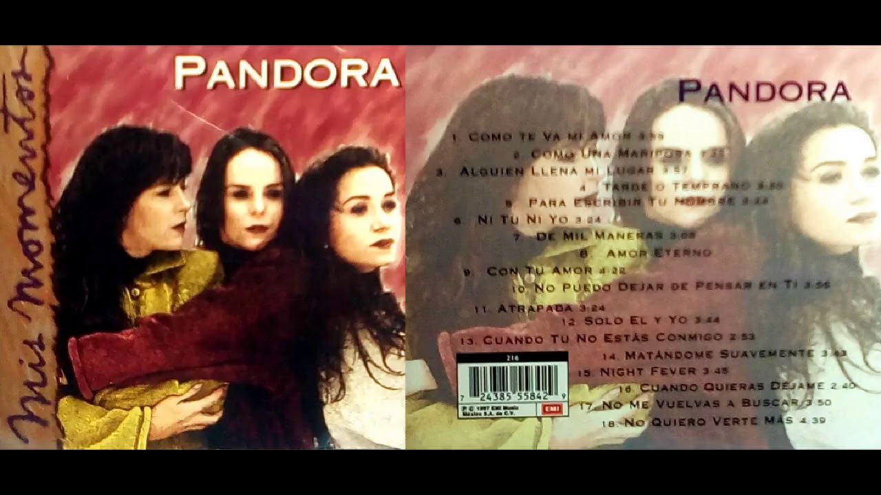 Pandora - No Puedo Dejar De Pensar En Ti - YouTube