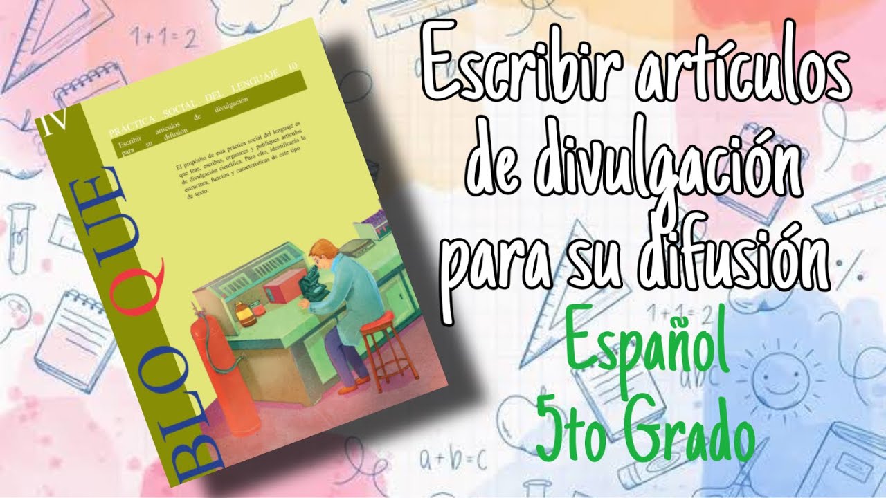 Articulos De Divulgacion Para Su Difusion