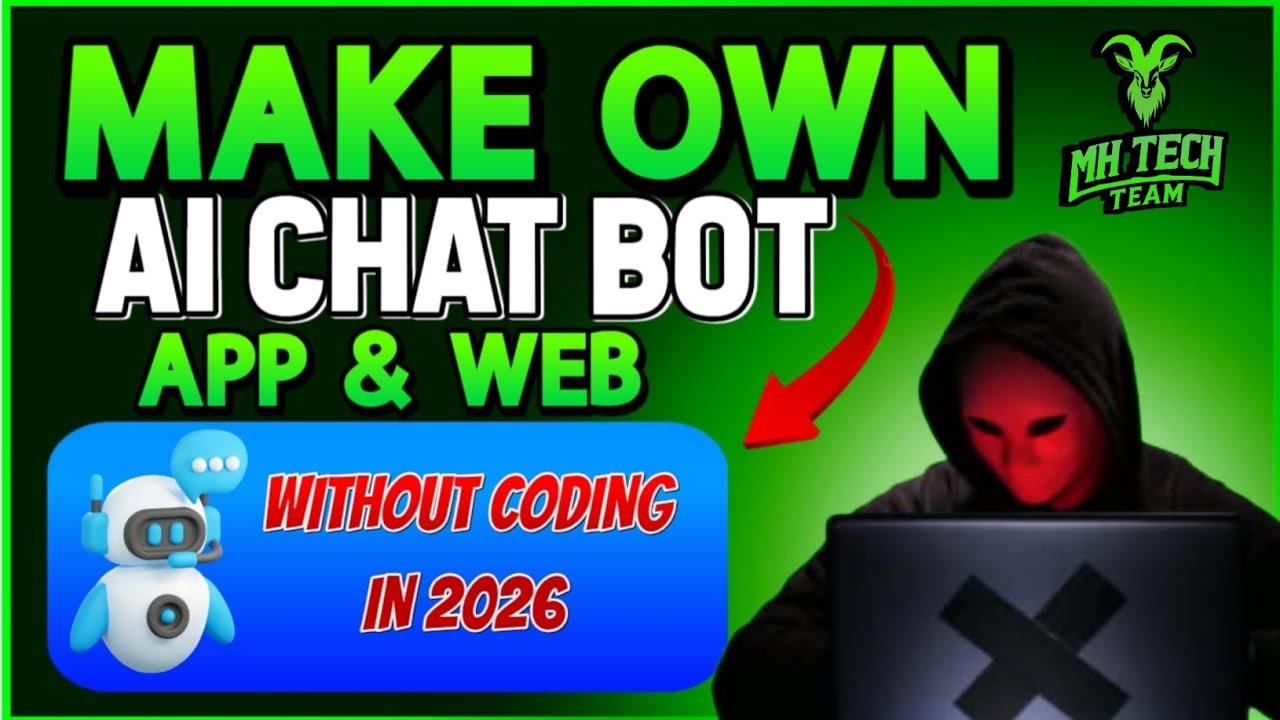 No-Code AI Chatbot 2026: Build App & Web Easily!