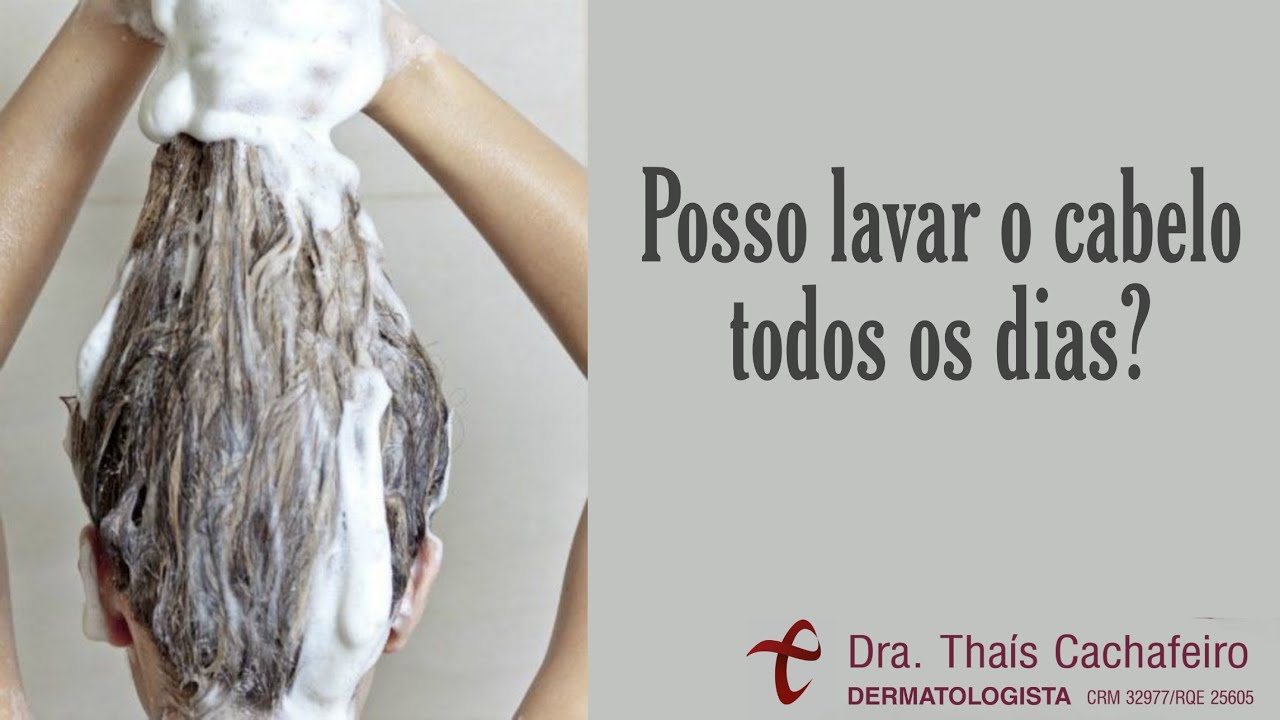 Posso lavar o cabelo todos os dias? - YouTube