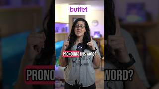 How to pronounce the word buffet in British English