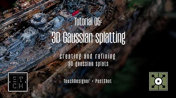 TouchDesigner tutorial 05 - 3D Gaussian splatting Training/Refining/Manipulating (+ PostShot)