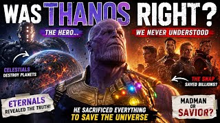 🔥 Was Thanos Actually Right? 😳 The Dark Truth Marvel Hid From Us! 🌌💀