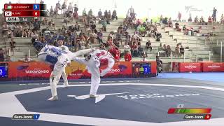 312 M-80kg R-16 ELSHARABATY Saleh JOR 🔵 vs 🔴 PARK Woo hyeok KOR I Rome 2022 World Taekwondo GP