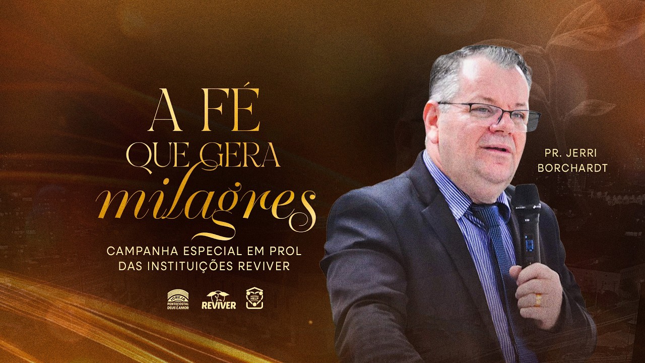 Pr. Jerri Borchardt | Fundação Reviver | A fé que gera milagres | IPDA AO VIVO | 05/03/2026