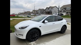 Our tesla model y long range all wheel drive is finally home (lr awd).
we took delivery last night and are so happy to have this car in
garage. q...