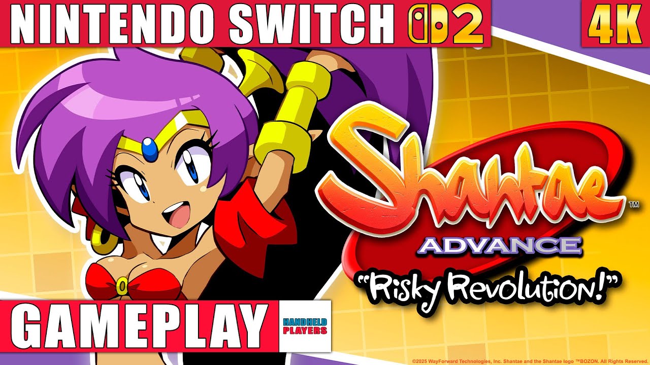 Shantae Advance: Risky Revolution Nintendo Switch 2 Gameplay in 4K