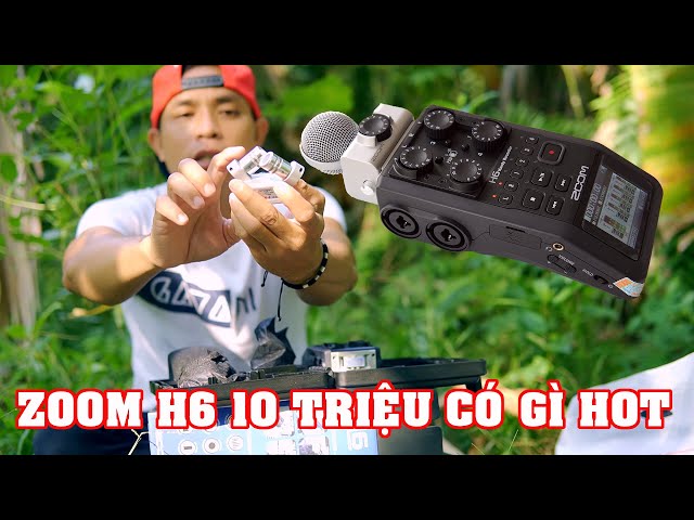 Review Zoom H6 dòng mixer pro nhất ( Review Zoom H6 Digital mixer )