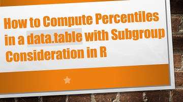 How to Compute Percentiles in a data.table with Subgroup Consideration in R