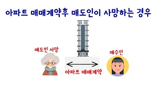 아파트 매매계약을 했는데 매도인이 사망하는 경우