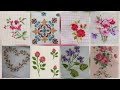 Top 100+ Amazing and Elegant Floral Cross stitch patterns || Charsuti Kerhai Ideas For Everything||