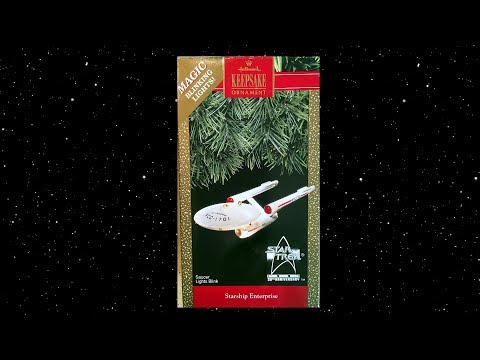 Hallmark Keepsake Christmas Ornament Starship USS Enterprise (1991)