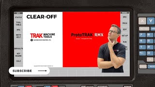 ProtoTrak Clear-Off #cnc #cncprogramming #machining