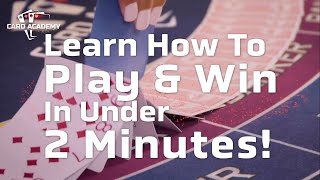 Learn How To Play In Under 2 Min - Casino M8trix Card Academy