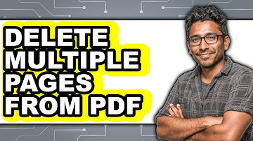How to Delete Multiple Pages from Pdf (only Way)