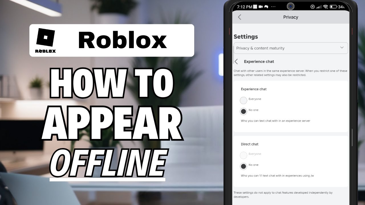 How To Appear Offline On Roblox YouTube 