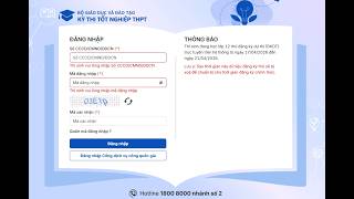 Cách đăng nhập tài khoản thi THPT thisinh.thitotnghiepthpt.edu.vn năm 2026