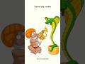 DOP 2 (Delete One Part) Tame the snake #dop2 #dop5 #shorts #viral #shortvideo