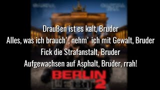 CAPITAL BRA & SAMRA - KALT BRUDER (Official HQ Lyrics) (Text) Resimi