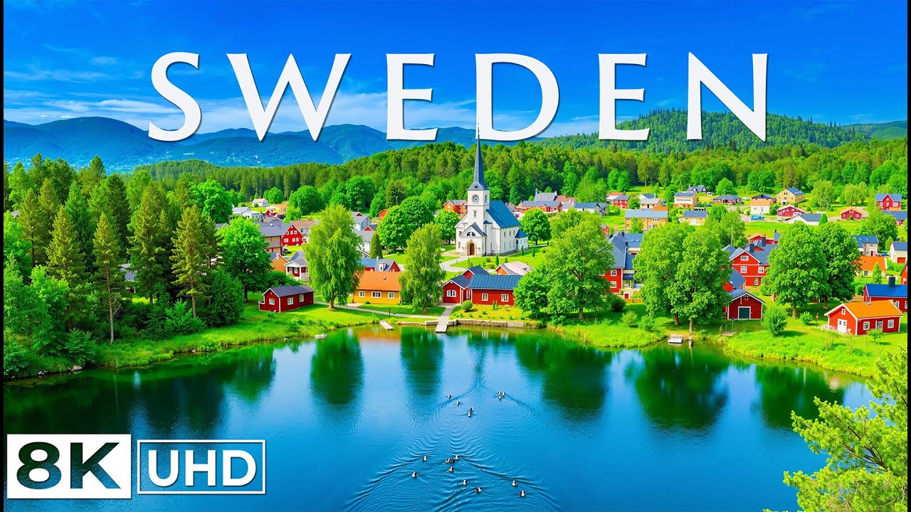 Wonders of Sweden – Nordic Landscapes, Serene Lakes & Timeless Nature | Travel Video 8K