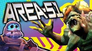 The game where Mulder Naruto-runs into a alien onslaught! - Area