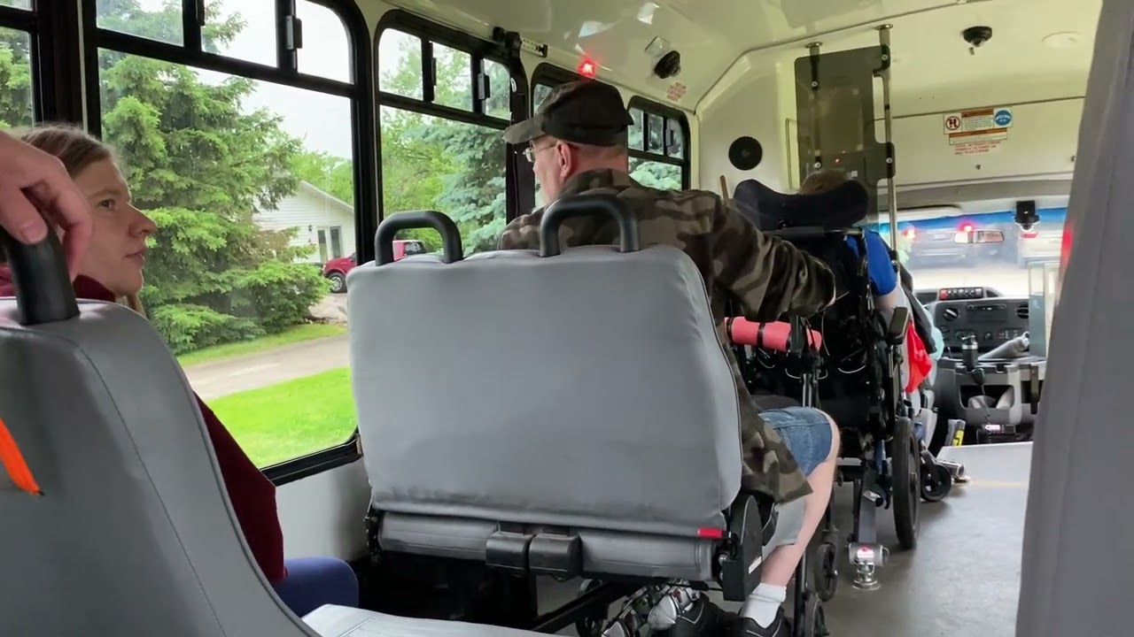 Sam getting on the Bata Bus to go to IFS on 5.29.25 @onthatnote