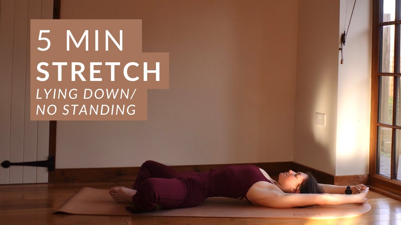5 MIN DAILY STRETCH | quick stretch routine for sore muscles and flexibility | no standing
