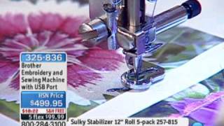 1.5 OZ C&C Wash Away / Tear Away Embroidery Stabilizer 8X8