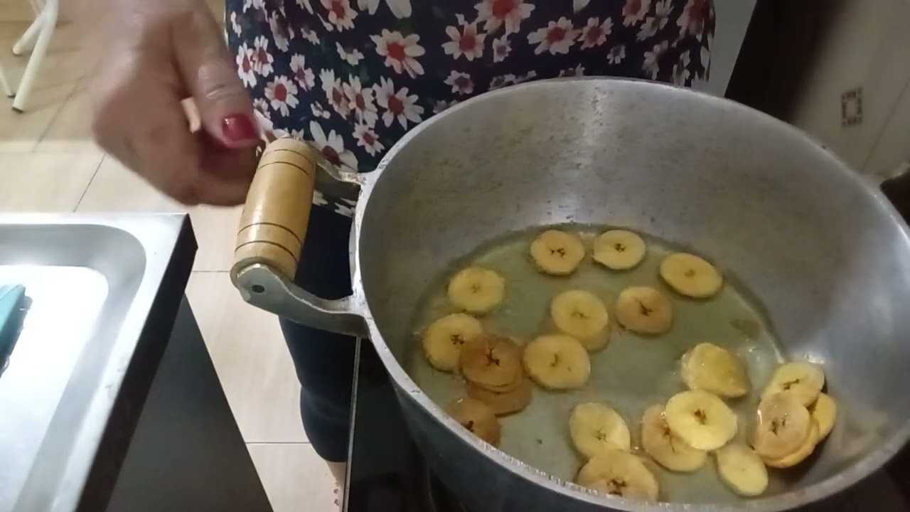 Banana Verde frita 