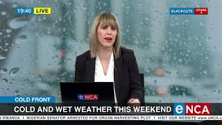 Cold and wet weather this weekend