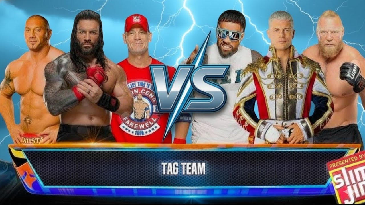 WWE 2K24 Team John Cena vs Team Brock Lesnar
