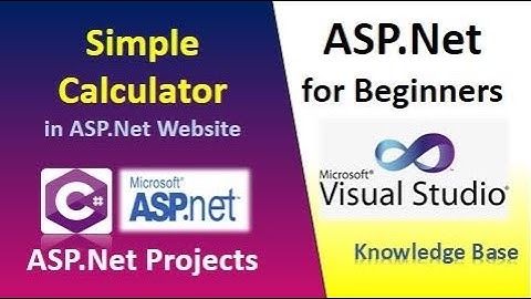 Website Part-5 | Simple Calculator operations like (+,-,*,/)  in ASP.Net
