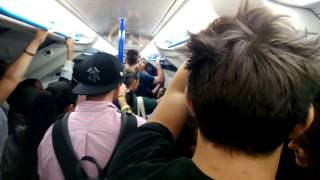 London Tube through Glass