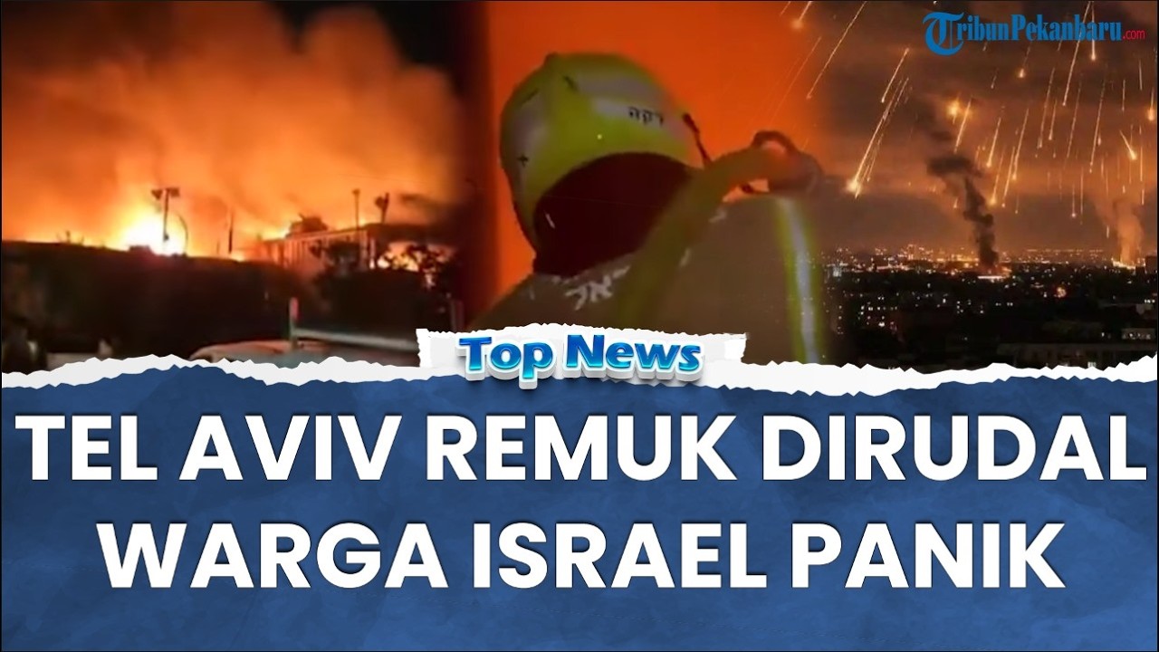 🔴 TEL AVIV TERBAKAR & MELEDAK DIGEMPUR IRAN! Iron Dome Jebol, Rumah Hangus Warga Panik kocar-kacir