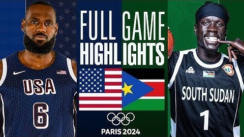 USA vs South Sudan - Full Game Highlights Olympics 2024 HD