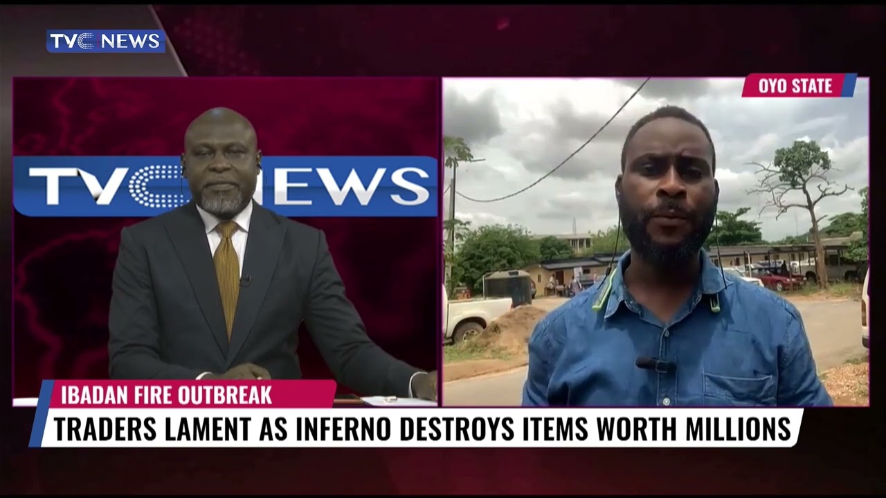 Ibadan Fire Outbreak: Traders Lament As Inferno Destroys Items Worth Millions