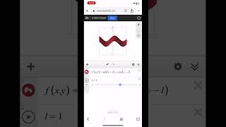 3D Sine Wave #desmos #desmosanimation #graphingcalculator #3dgraphics