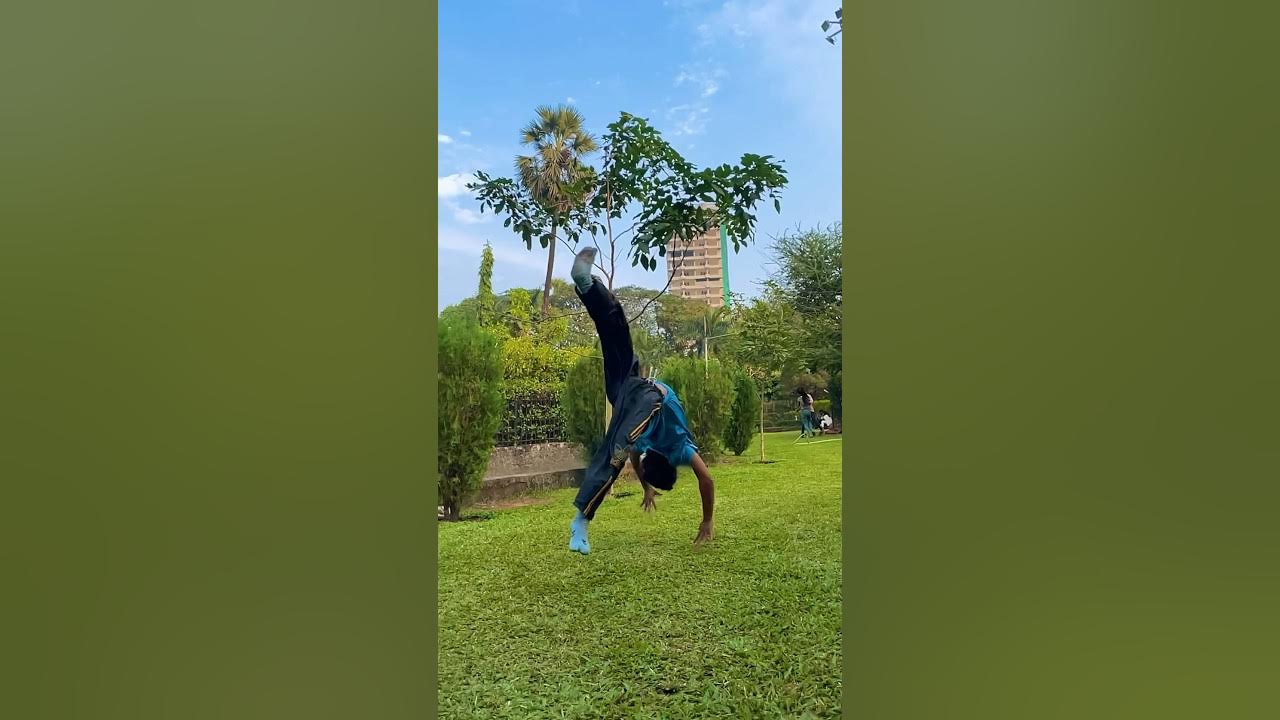 Dive roll flip dance backflip shorts 🦁🔥 YouTube